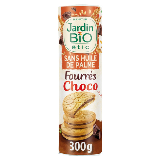 Biscuits Fourrés Chocolat Bio JARDIN BIO ETIC le paquet de 300g