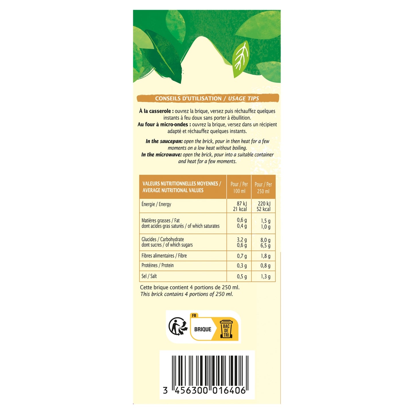 Velouté Butternut Pointe de Crème Bio JARDIN BIO