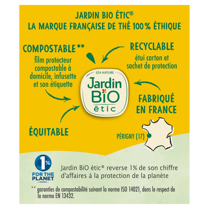 Thé Vert Équitable Duo Citron Jaune et Citron Vert Bio JARDIN BIOLOGIQUE