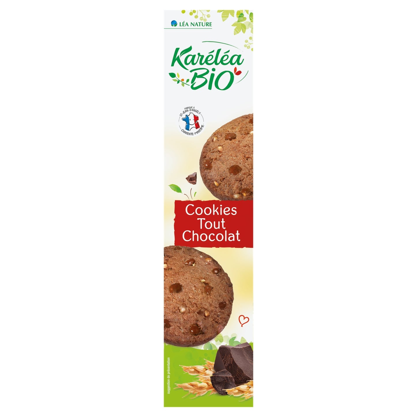 KARELEA Organic Reduced Sugar All Chocolate Cookie