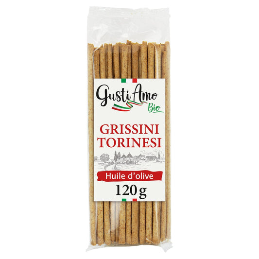 Grissini Torinesi Bio GUSTI AMO BIO le sachet de 120g