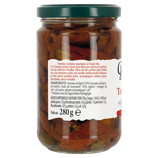 Organic Sun-Dried Tomatoes from Puglia GUSTI AMO BIO