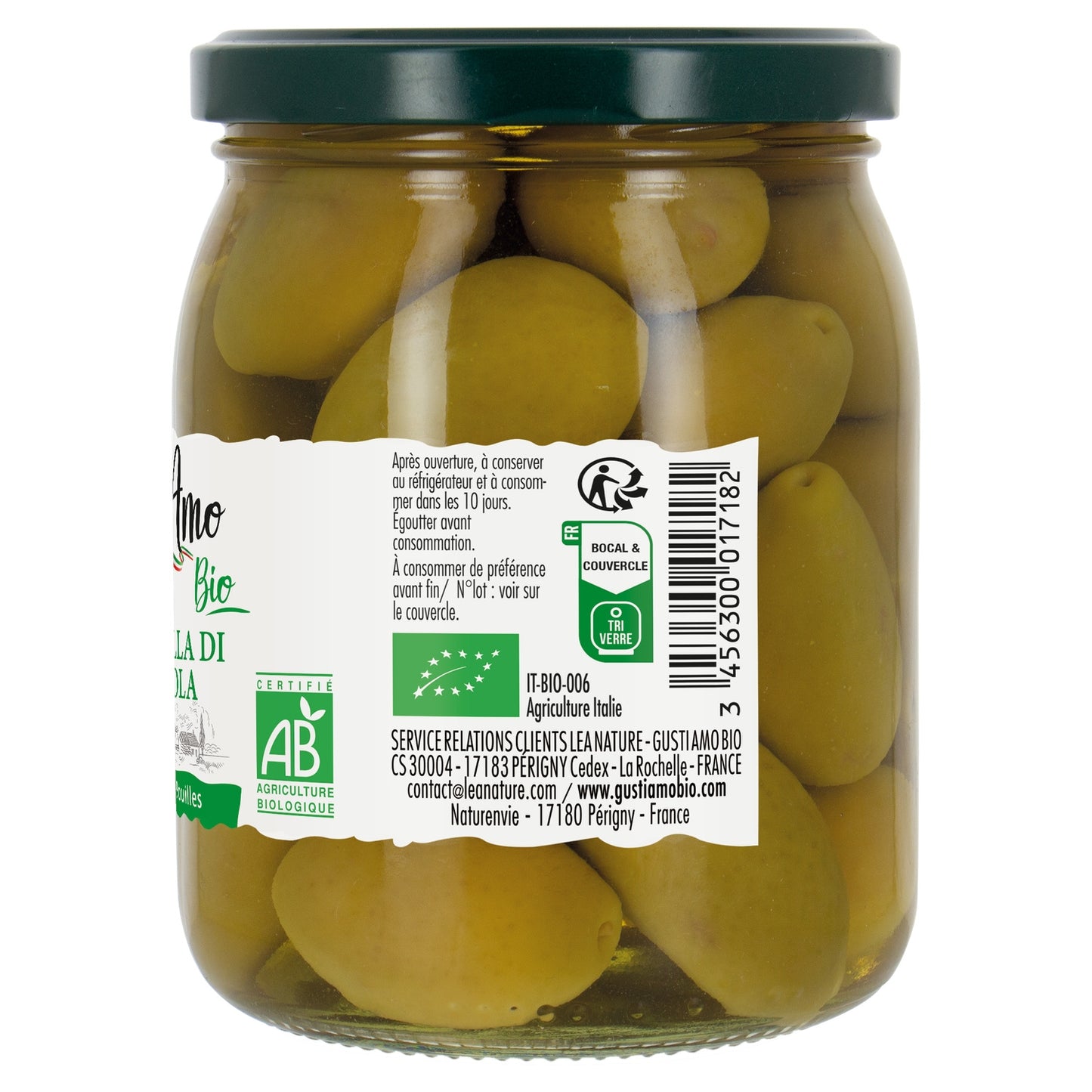 Bio-Cerignola-Oliven GUSTA AMO BIO