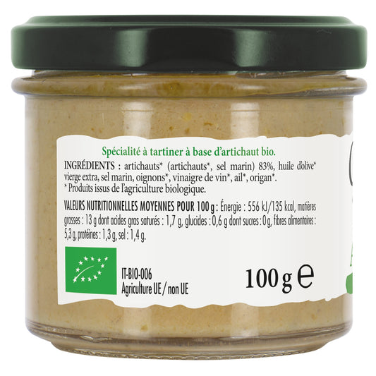 Bruschetta Spreadable Artichoke Organic GUSTI AMO BIO