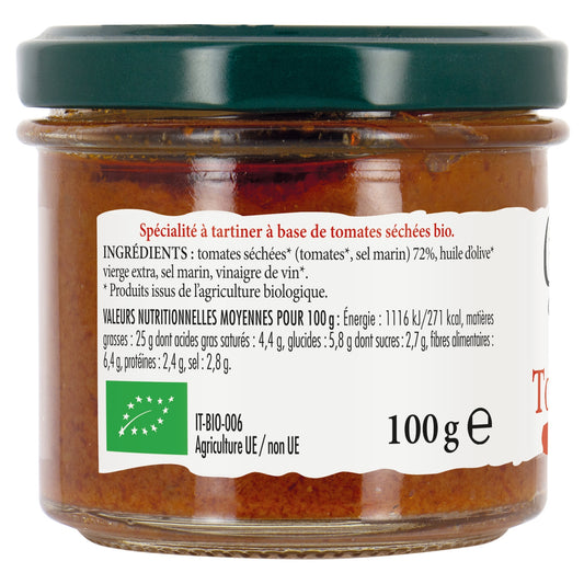 GUSTI AMO BIO Sundried Tomato Spreadable Bruschetta