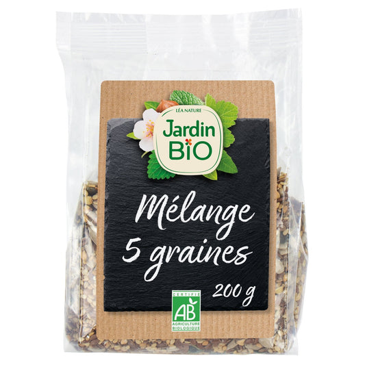 Graines 5 Mélange Bio JARDIN BIO le sachet de 200g