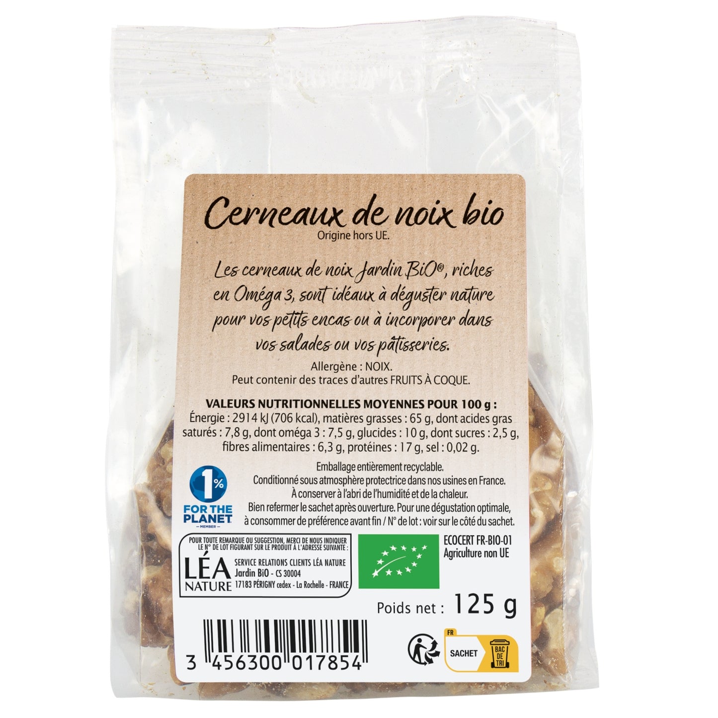 Fruits Secs Cerneaux de Noix JARDIN BIO 