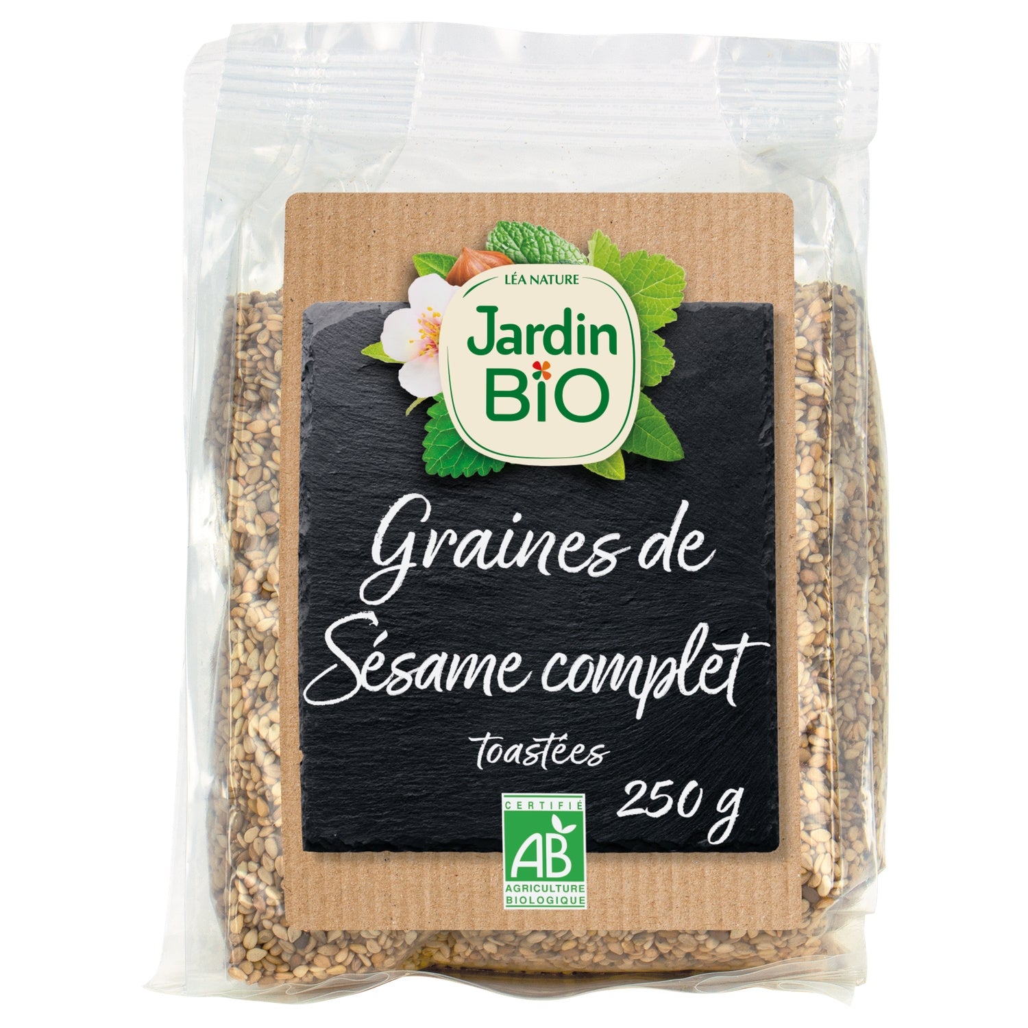 Graines de sésames complet toastées bio JARDIN BIO 