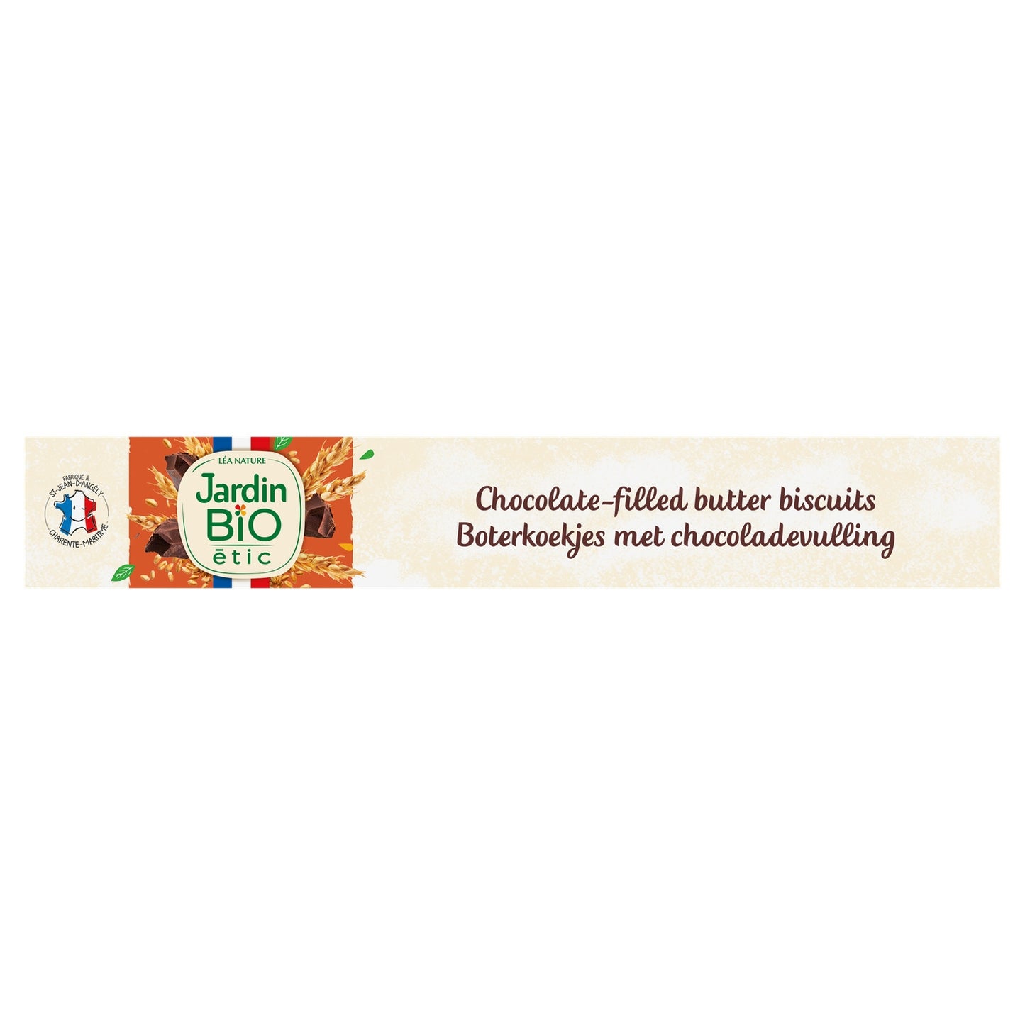 Biscuit petit beurre fourrés chocolat Bio JARDIN BIO 