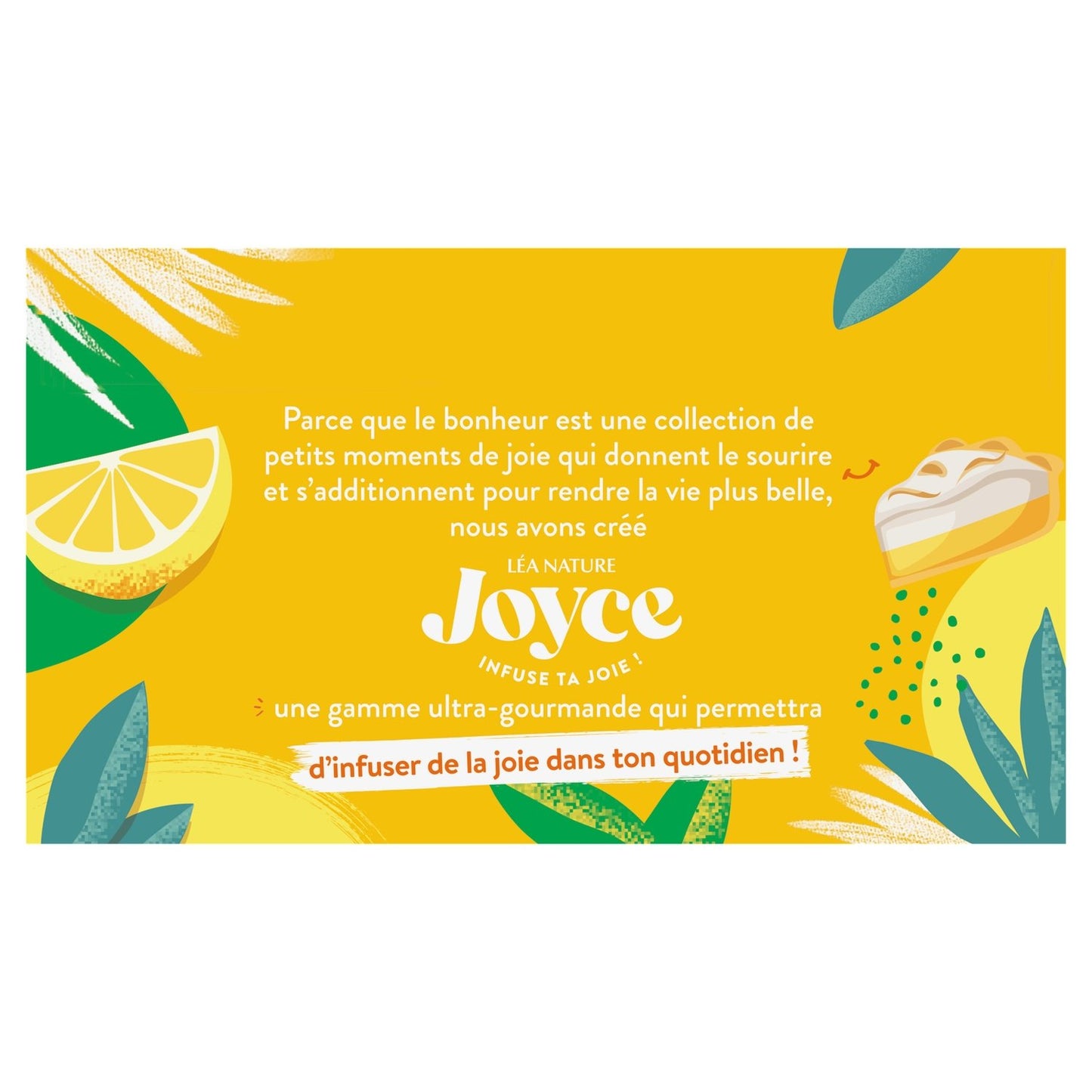 Thé Blanc Saveur Tarte au Citron Optimisme JOYCE