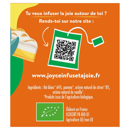 Thé Blanc Saveur Tarte au Citron Optimisme JOYCE