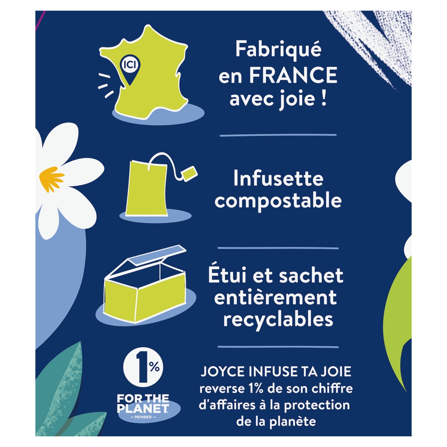 Thé Noir Saveur Earl Grey Fleuri Bonheur JOYCE