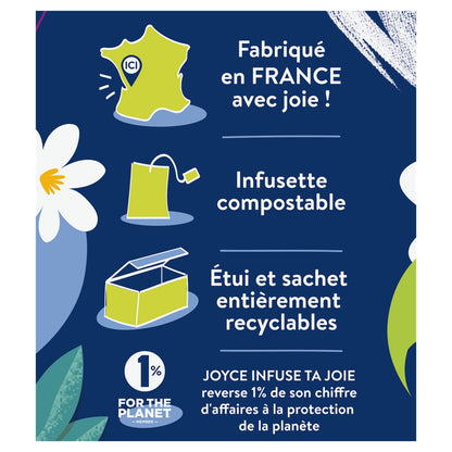 Thé Noir Saveur Earl Grey Fleuri Bonheur JOYCE