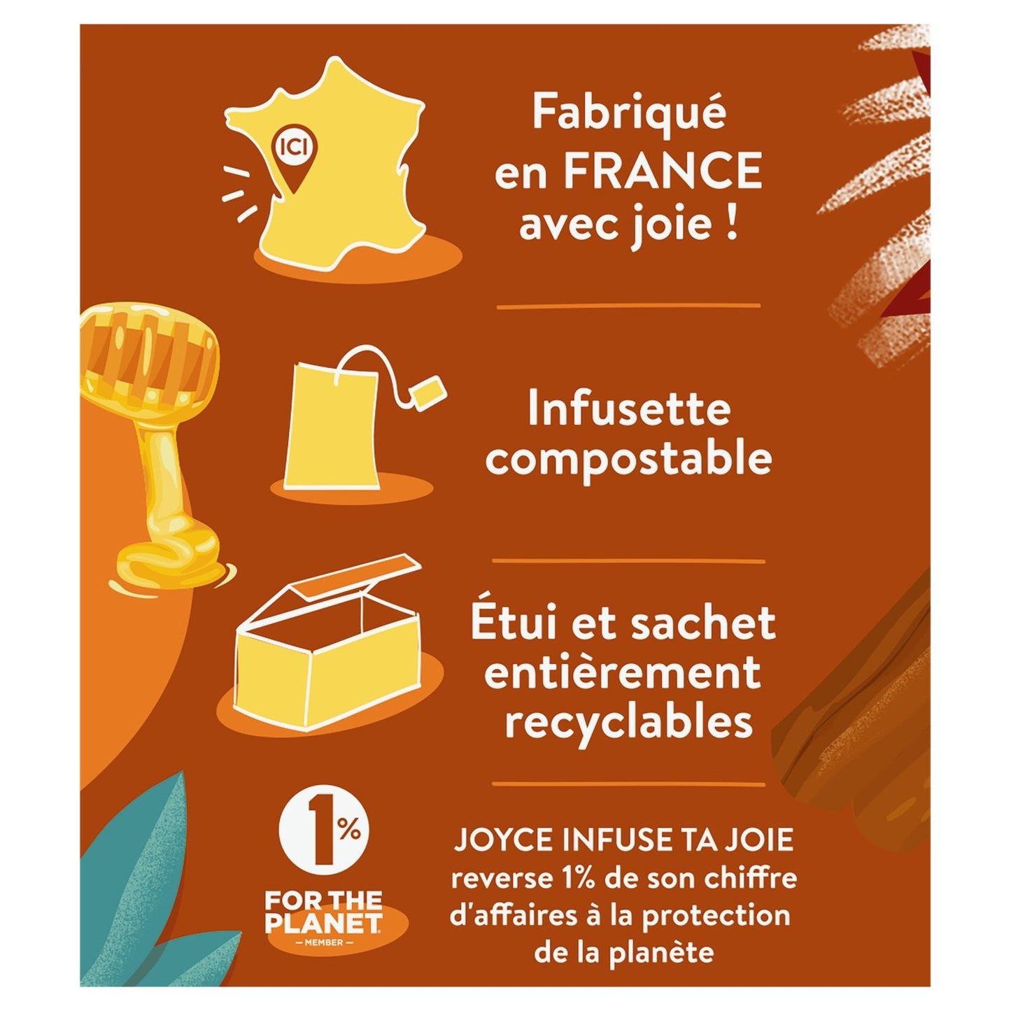 Thé Noir Saveur Pain d'Épices Réconfort JOYCE