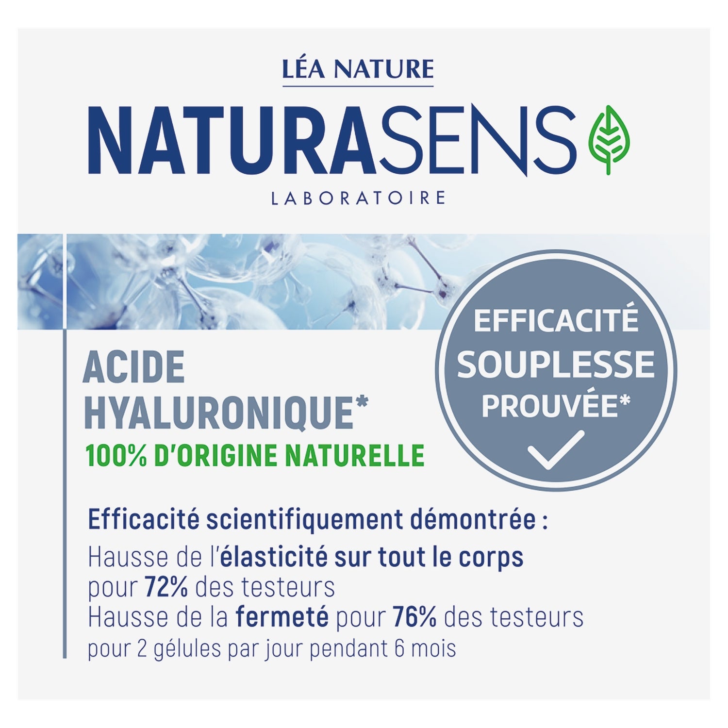 Complément Alimentaire Collagène Marin + Acide Hyaluronique NATURASENS 