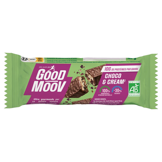 Barre Protéinée Choco Cream GOOD MOOV la barre de 46g