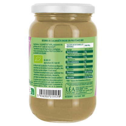 Beurre de Cacahuètes Protéiné Bio GOOD MOOV 