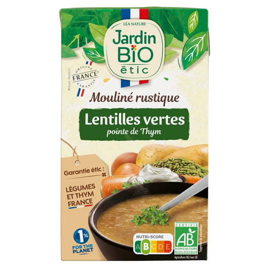 Green Lentil Puree with Thyme Tip ORGANIC GARDEN