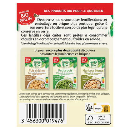 Lentilles Bio JARDIN BIO