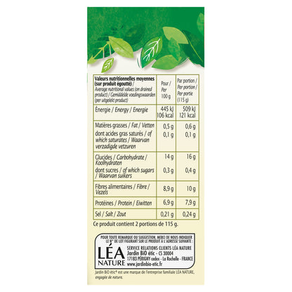 Weiße Bohnen aus dem Bio-Garten