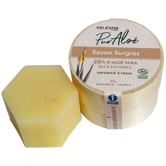 PURALOE Cold Saponified 20% Aloe Vera Surgras Soap