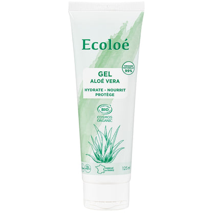 Gel Visage Mains et Pieds Tous Types de Peaux Hydratant et Tenseur Aloé Vera Bio ECOLOE 