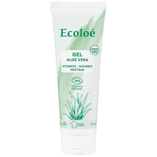 Gel Visage Mains et Pieds Tous Types de Peaux Hydratant et Tenseur Aloé Vera Bio ECOLOE 