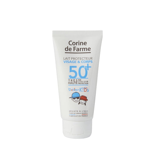 Crème Solaire Bébé Enfant Visage Corps Spf 50+ Non Parfumé Hypoallergénique CORINE DE FARME le flacon de 50mL