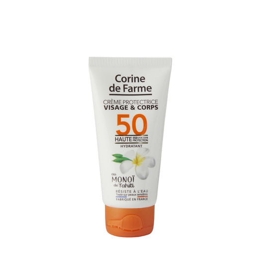 Crème Solaire Crème Corps Visage Spf 50 CORINE DE FARME le flacon de 50mL