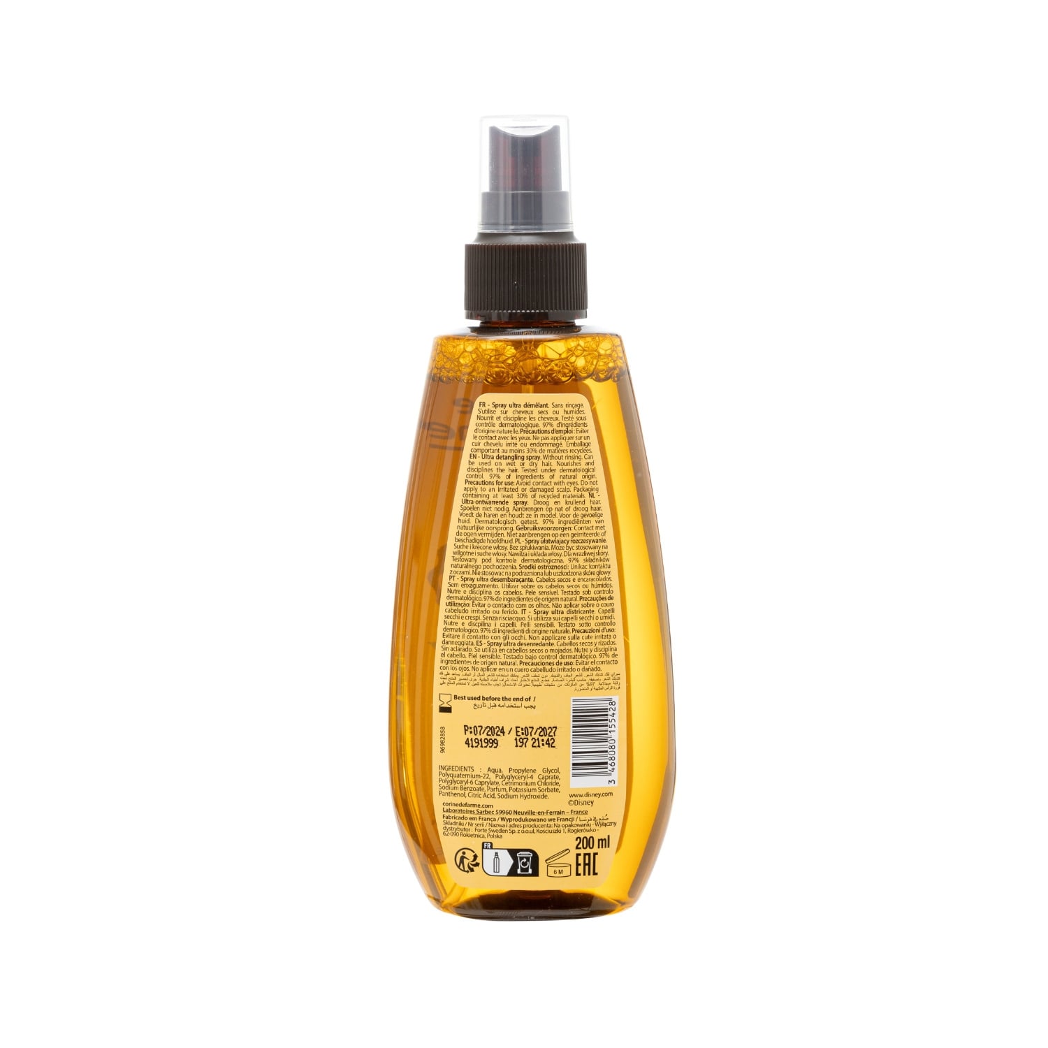 Après-Shampoing Enfant Démêlant pour Cheveux secs et frisés CORINE DE FARME 