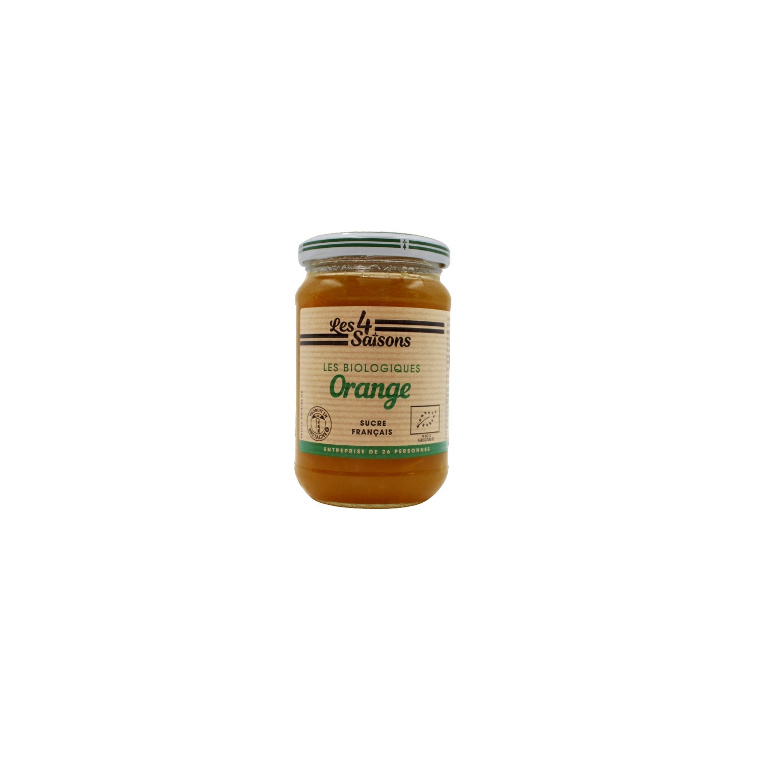 Confiture bio sucre français LES 4 SAISONS 