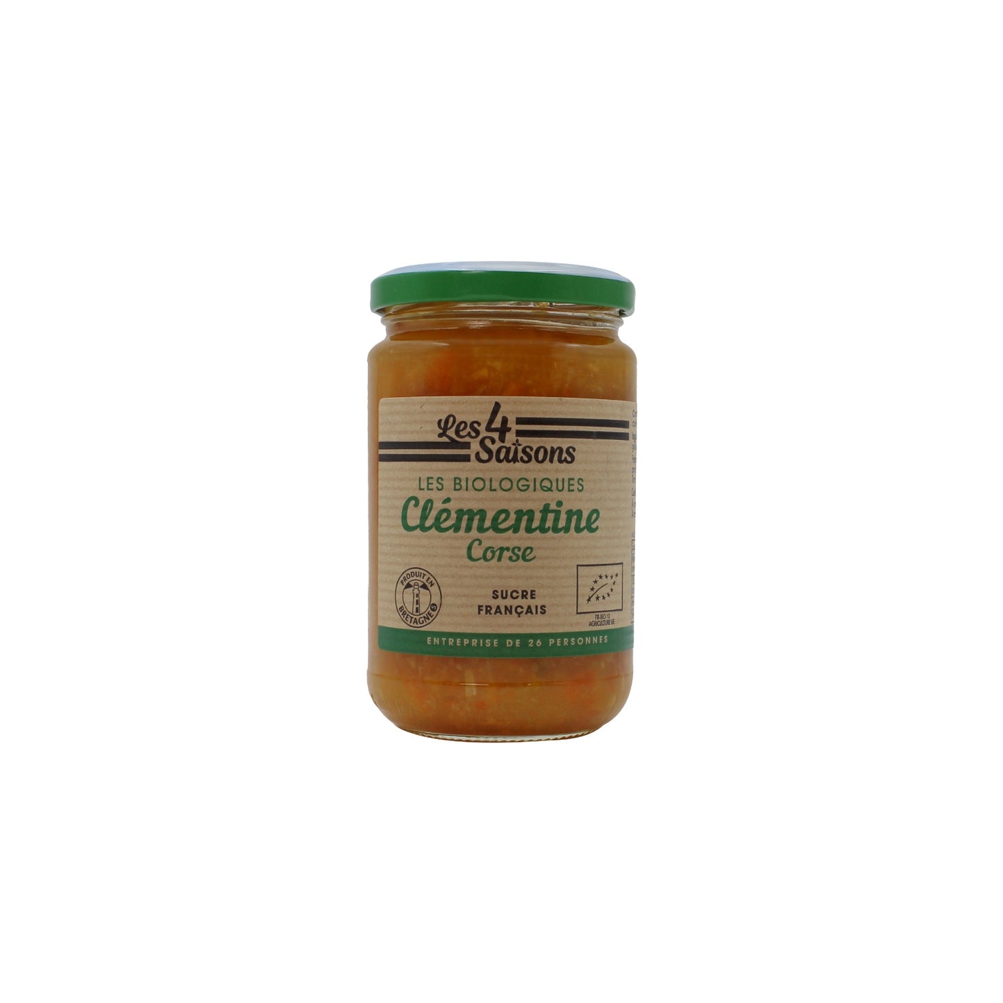 Confiture clémentine bio LES 4 SAISONS 