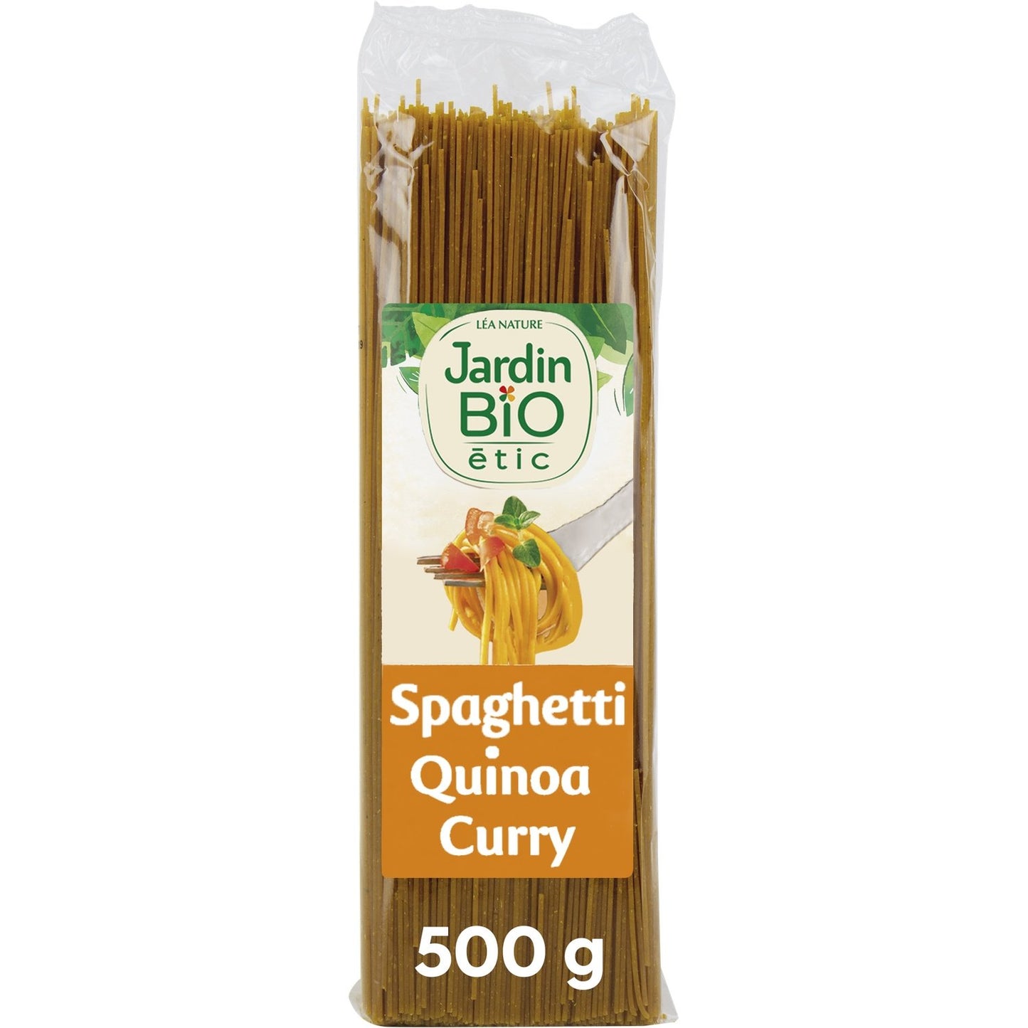 Pâtes Spaghetti Colorées Quinoa Curry Curcuma Bio JARDIN BIO ETIC