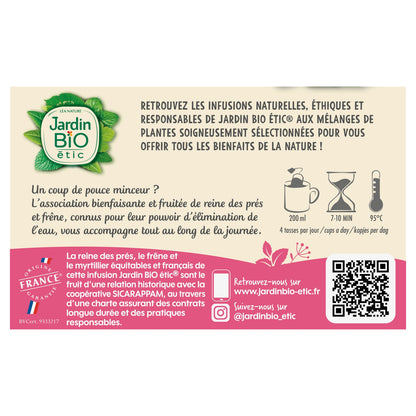 Infusion Aide Minceur Fruits Rouges Bio JARDIN BIO ETIC