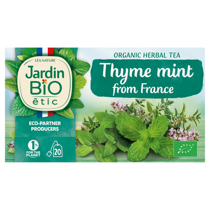 Infusion Thym Menthe Bio JARDIN BIO ETIC