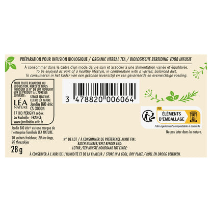 Bio-Zitronenverbene-Aufguss JARDIN BIO ETIC