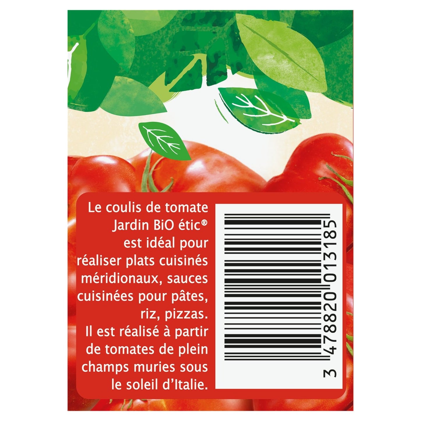 Bio-Tomatencoulis JARDIN BIO ETIC