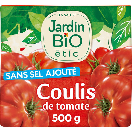 Coulis de Tomate Bio JARDIN BIO ETIC la brique de 500g