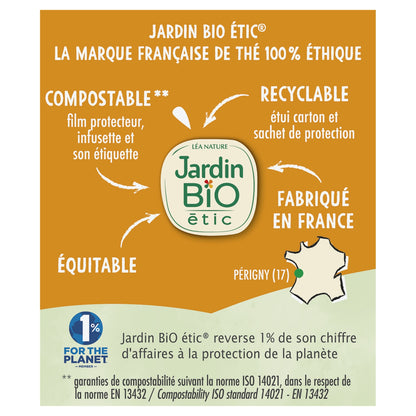 Thé Vert Orange Bergamote Bio JARDIN BIO ETIC
