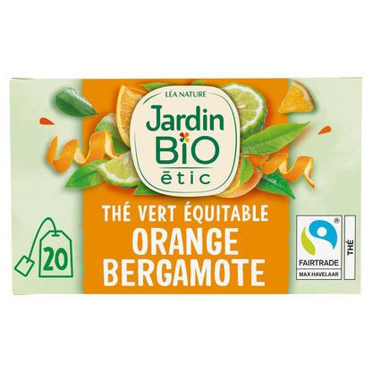 Thé Vert Orange Bergamote Bio JARDIN BIO ETIC
