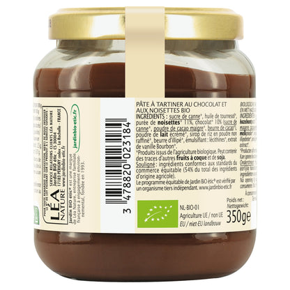 Organic Chocolate Hazelnut Spread JARDIN BIO ETIC