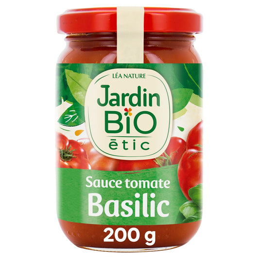 Sauce Tomate Basilic JARDIN BIO ETIC le pot de 200 g