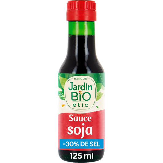 Sauce Soja Salée Bio JARDIN BIO ETIC la bouteille de 125mL