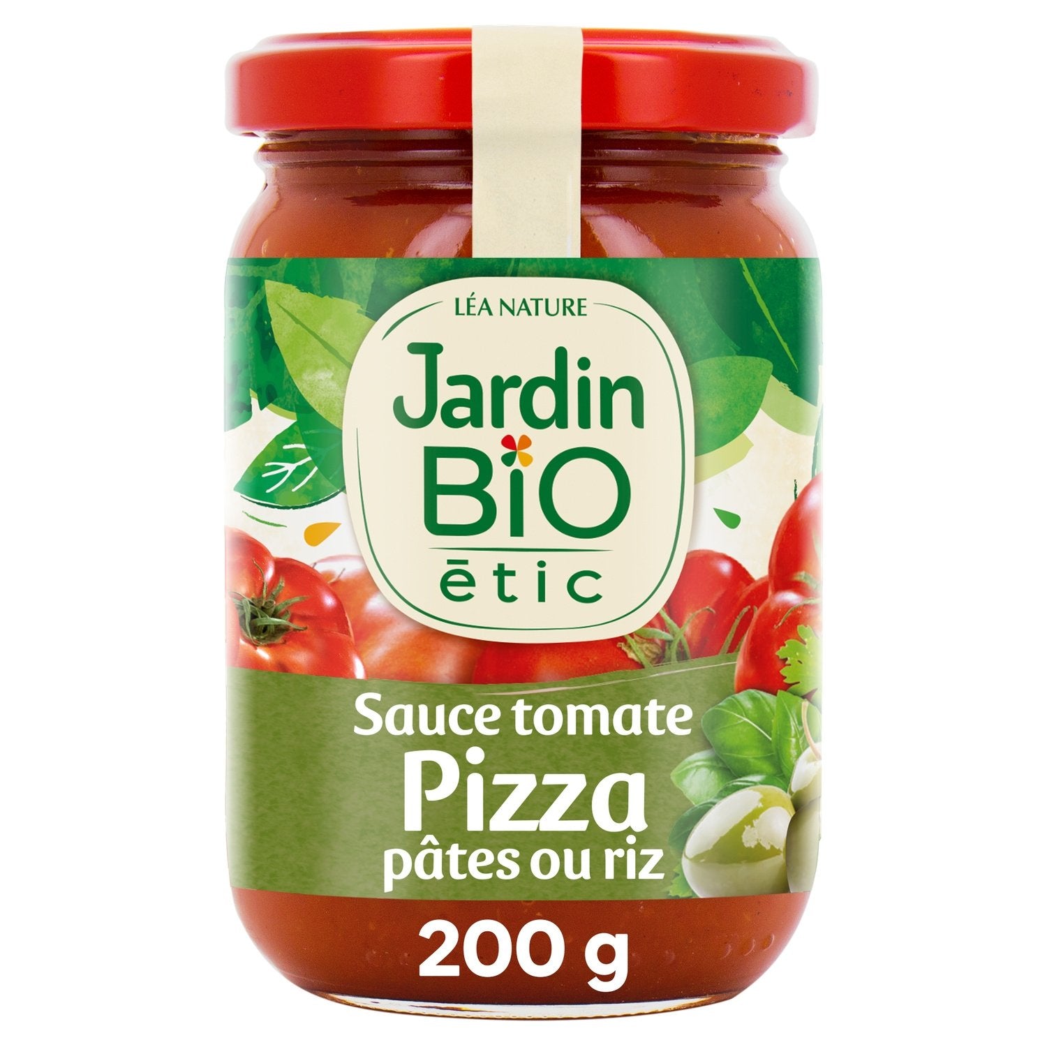 Sauce Tomate pour Pizza Bio JARDIN BIO ETIC le bocal de 200g
