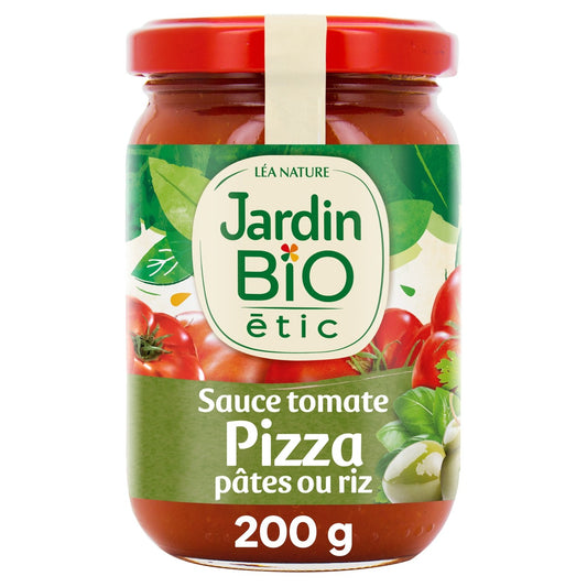Sauce Tomate pour Pizza Bio JARDIN BIO ETIC le bocal de 200g