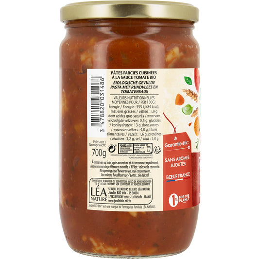 Organic Beef Ravioli JARDIN BIO ETIC