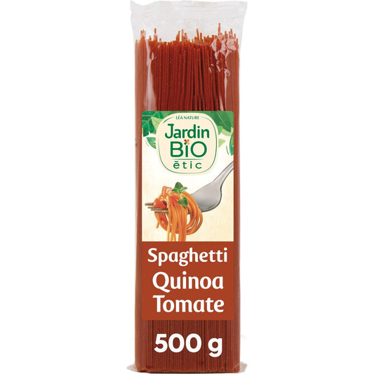 Organic Colorful Spaghetti Pasta Quinoa Tomato JARDIN BIO ETIC