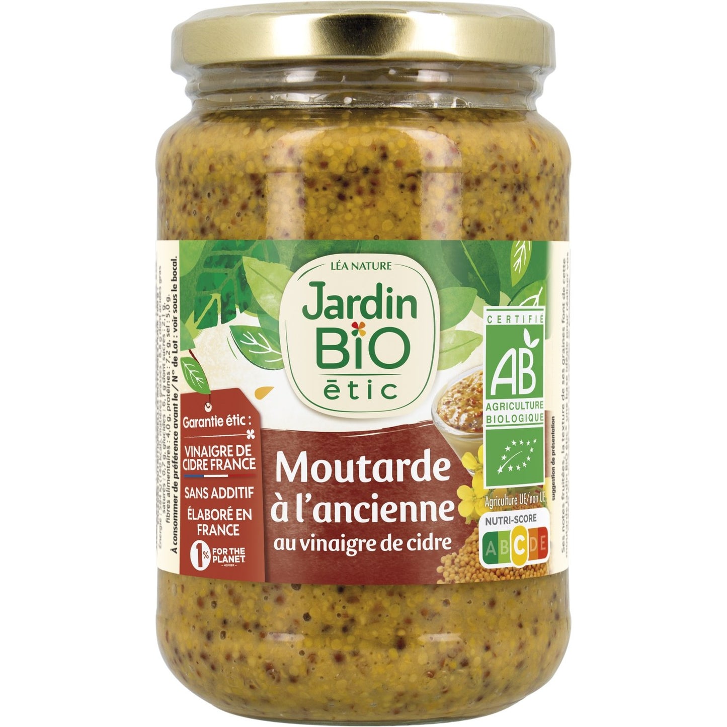Old-Fashioned Mustard with Organic Cider Vinegar JARDIN BIO ETIC