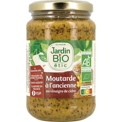 Old-Fashioned Mustard with Organic Cider Vinegar JARDIN BIO ETIC