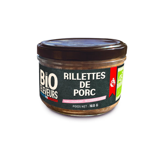 Rillettes Bio BONJOUR CAMPAGNE le pot de 160g